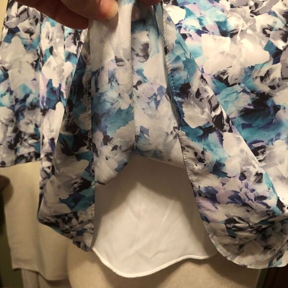 Sam Edelman Crop Floral Swimg Blouse Size XS NWT - Picture 10 of 12